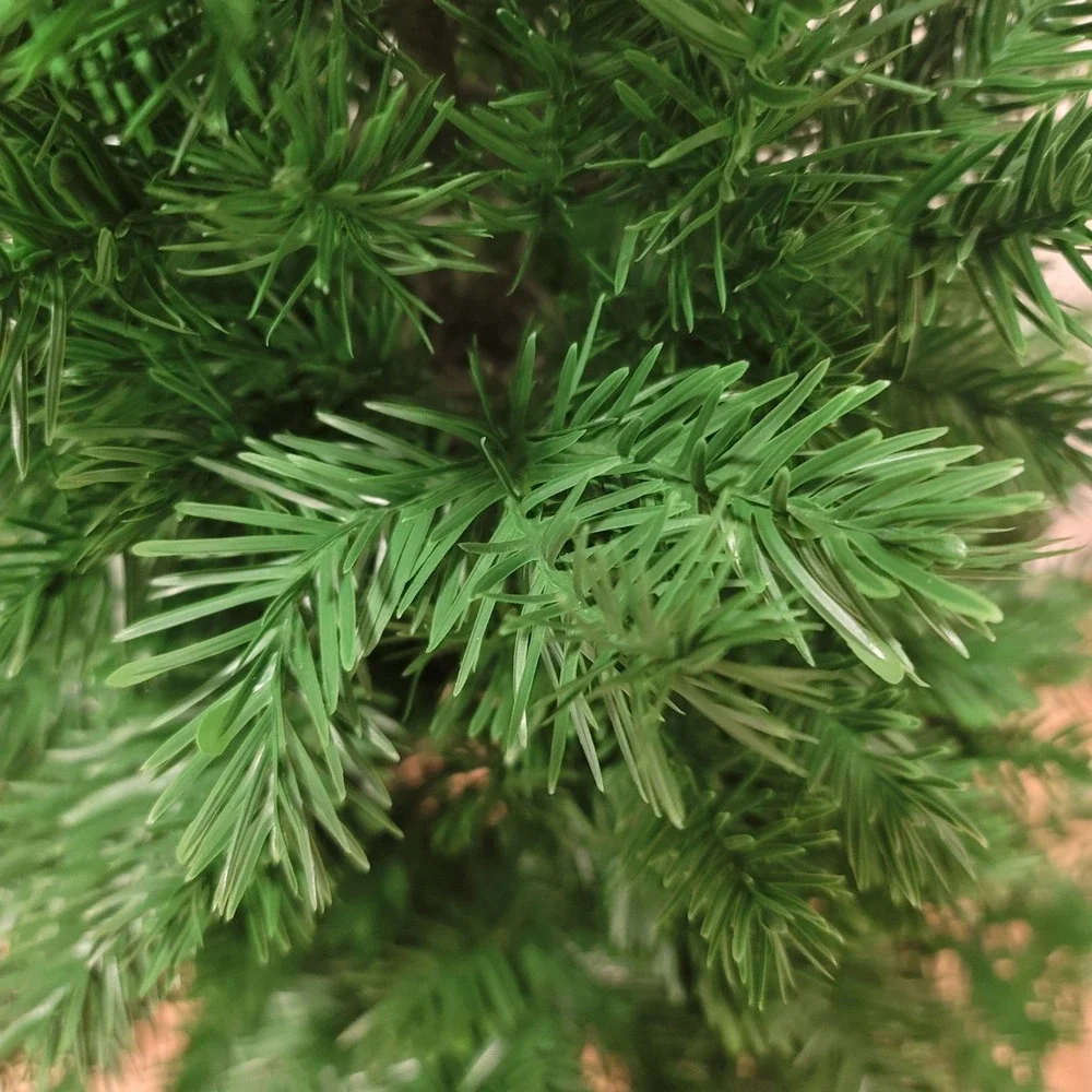 Vtg Colorado Spruce 4ft Artificial Christmas Tree Realistic Green Plastic w/Box